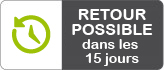 Retour sous 15 jours